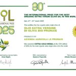 Certificato BIOL 2025 LE PRUNAIE
